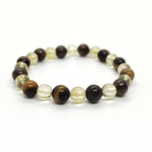 Tiger's Eye and Citrine Bracelet